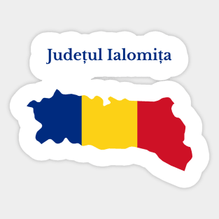 Ialomita County, Romania. Sticker